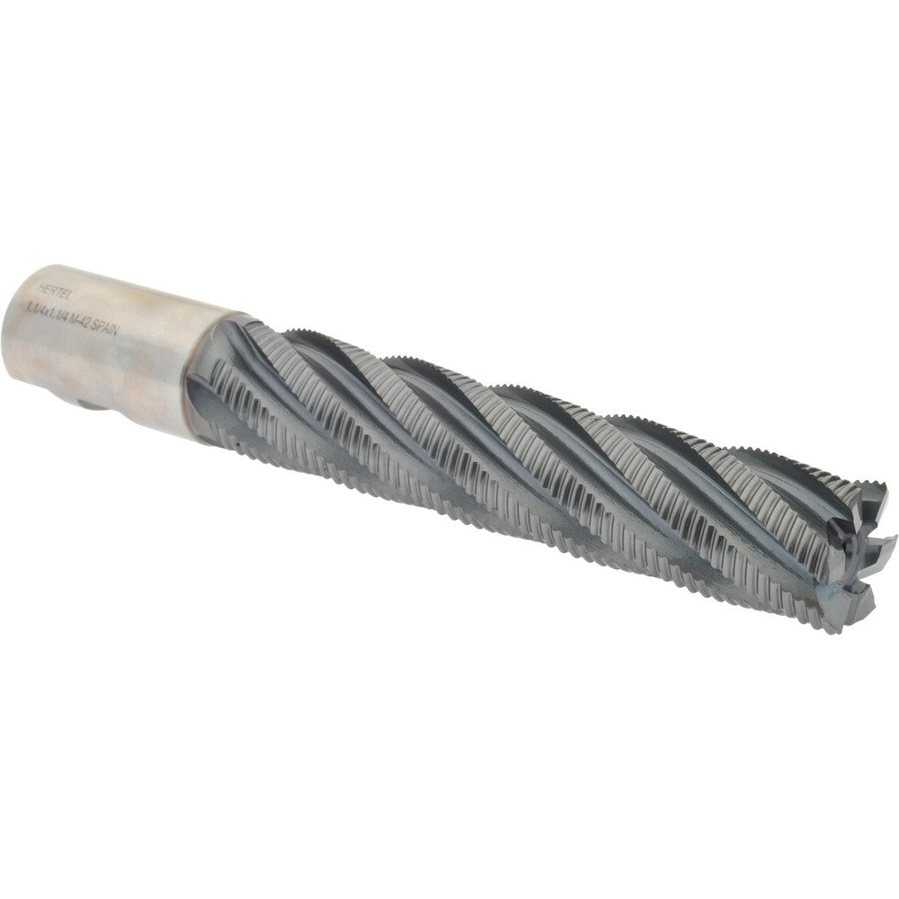 Hertel 91196477 Roughing End Mill 1-1/4" Dia, 6 Flute, Fine Pitch, Single End, Cobalt