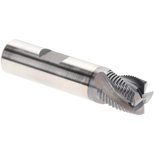 Hertel 91196600 Roughing End Mill 5/8" Dia, 4 Flute, Fine Pitch, Single End, Cobalt