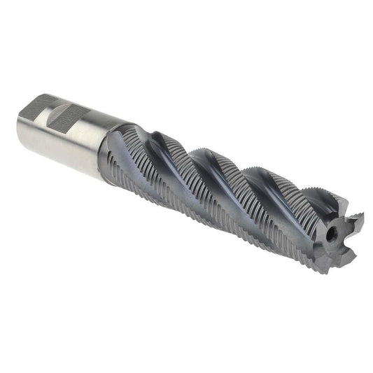 Hertel 91196683 Roughing End Mill 1" Dia, 5 Flute, Single End, Cobalt