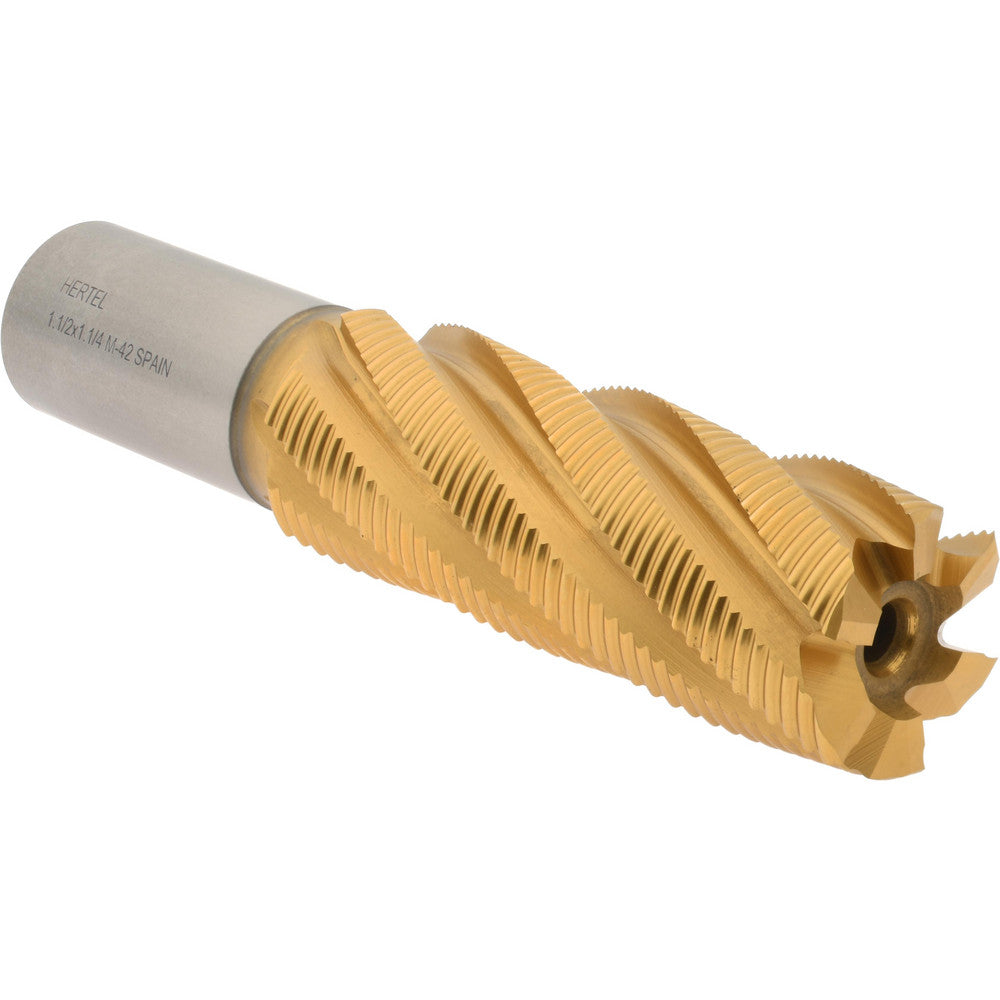 Hertel 91196931 Roughing End Mill 1-1/2" Dia, 6 Flute, Fine Pitch, Single End, Cobalt