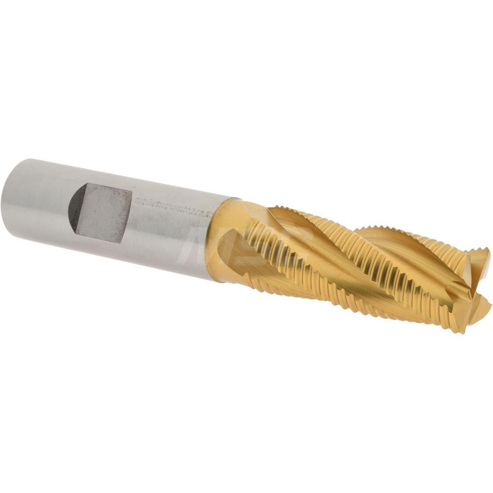 Hertel 91197061 Roughing End Mill 5/8" Dia, 4 Flute, Single End, Cobalt