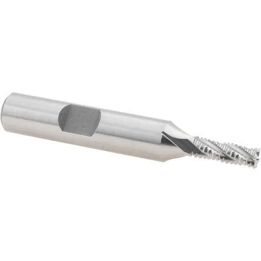 Hertel 91197202 Roughing End Mill 3/16" Dia, 4 Flute, Single End, Cobalt