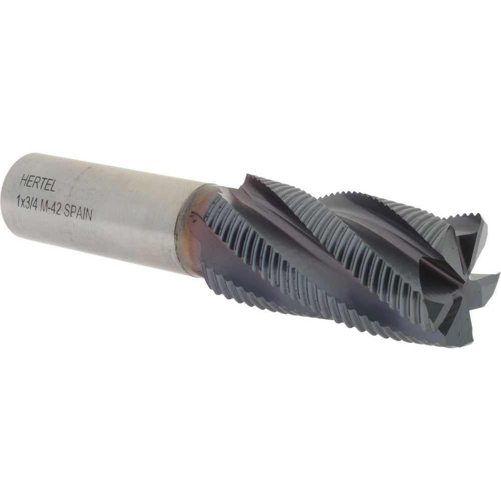 Hertel 91197483 Roughing & Finishing End Mill 1" Dia, 5 Flute, Square End, Cobalt