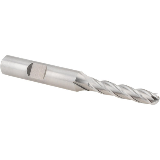 Hertel GG021016 Ball End Mill 1/4" Dia, 1-1/4" LOC, 4 Flute, High Speed Steel