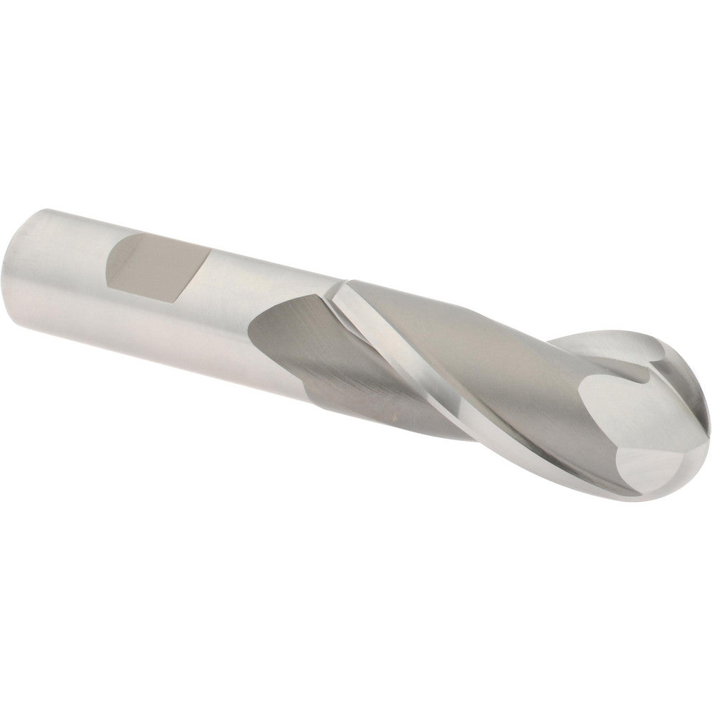 Hertel GG99914214 Ball End Mill 0.9375" Dia, 2.25" LOC, 2 Flute, High Speed Steel
