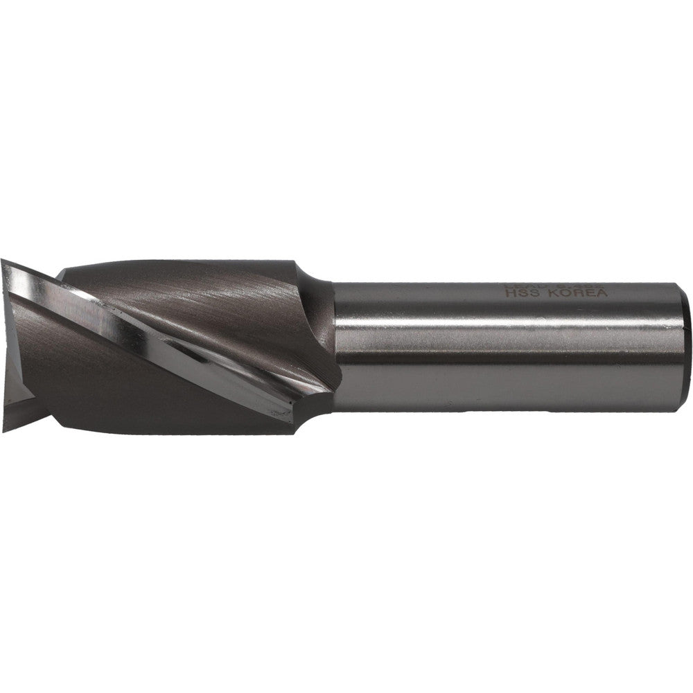 Hertel GG030112 Square End Mill 1-3/16'' Dia, 1-5/8'' LOC, 3/4'' Shank Dia, 3-7/8'' OAL, 2 Flutes, High Speed Steel