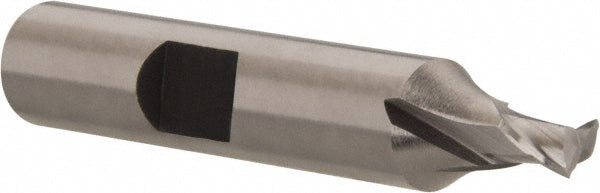 Hertel E299914079 Square End Mill 3/16'' Dia, 3/16'' LOC, 3/8'' Shank Dia, 2-1/16'' OAL, 2 Flutes, Cobalt