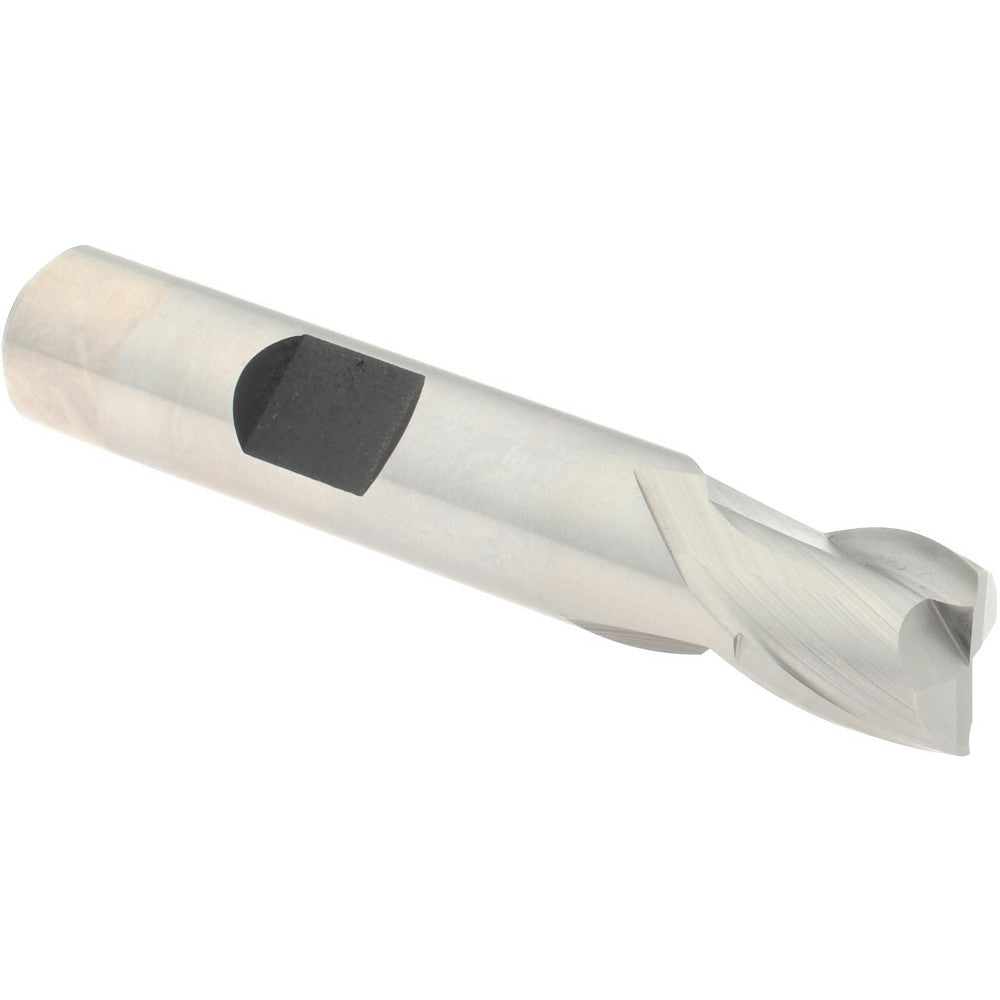Hertel E299914082 Square End Mill 3/8'' Dia, 3/8'' LOC, 3/8'' Shank Dia, 2-1/8'' OAL, 2 Flutes, Cobalt