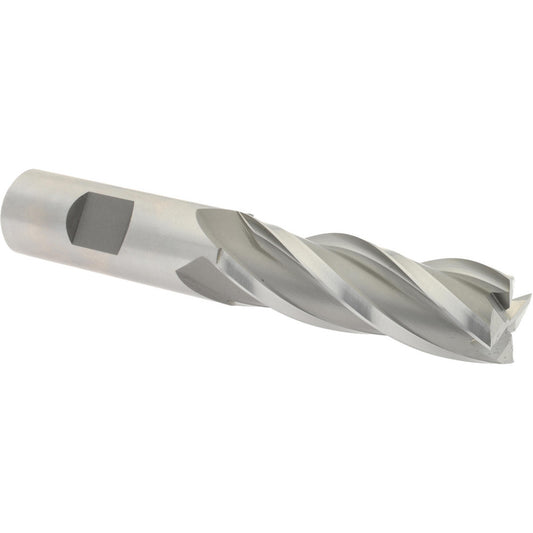 Hertel GG99914133 Square End Mill 3/4'' Dia, 2-1/4'' LOC, 3/4'' Shank Dia, 4-1/2'' OAL, 4 Flutes, High Speed Steel