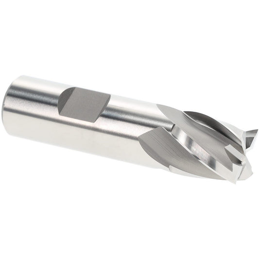 Hertel GG99914140 Square End Mill 3/4" Dia, 4 Flutes, 3/4" LOC, High Speed Steel, 30 &deg Helix