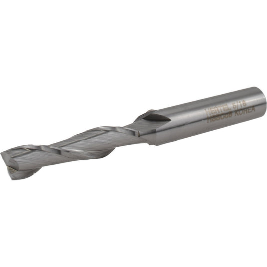 Hertel E2080020 Square End Mill 5/16'' Dia, 1-3/8'' LOC, 3/8'' Shank Dia, 3-1/8'' OAL, 2 Flutes, Cobalt