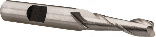 Hertel E299914090 Square End Mill 9/32'' Dia, 1'' LOC, 3/8'' Shank Dia, 2-3/4'' OAL, 2 Flutes, Cobalt
