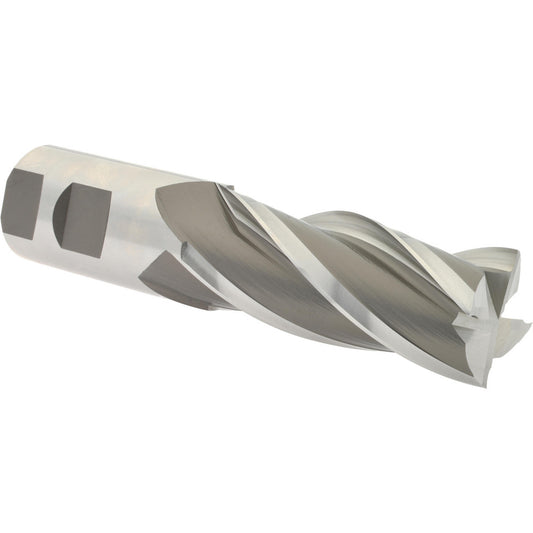 Hertel GG039981 Square End Mill 1-1/4'' Dia, 3'' LOC, 1-1/4'' Shank Dia, 5-1/2'' OAL, 4 Flutes, High Speed Steel