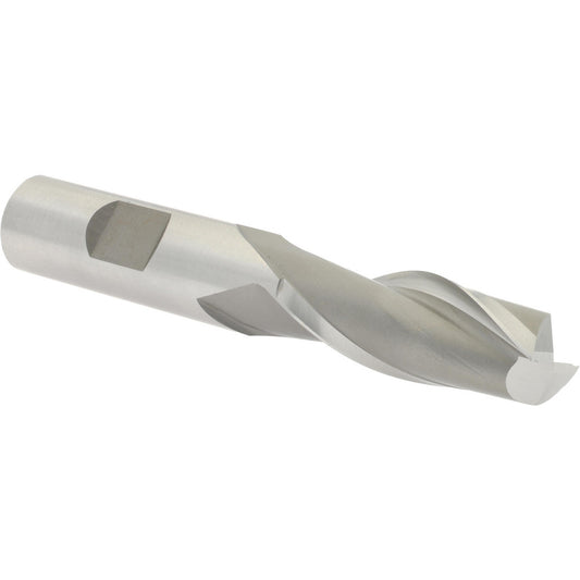 Hertel GC99914157 Square End Mill 5/8'' Dia, 1-5/8'' LOC, 5/8'' Shank Dia, 3-3/4'' OAL, 2 Flutes, High Speed Steel
