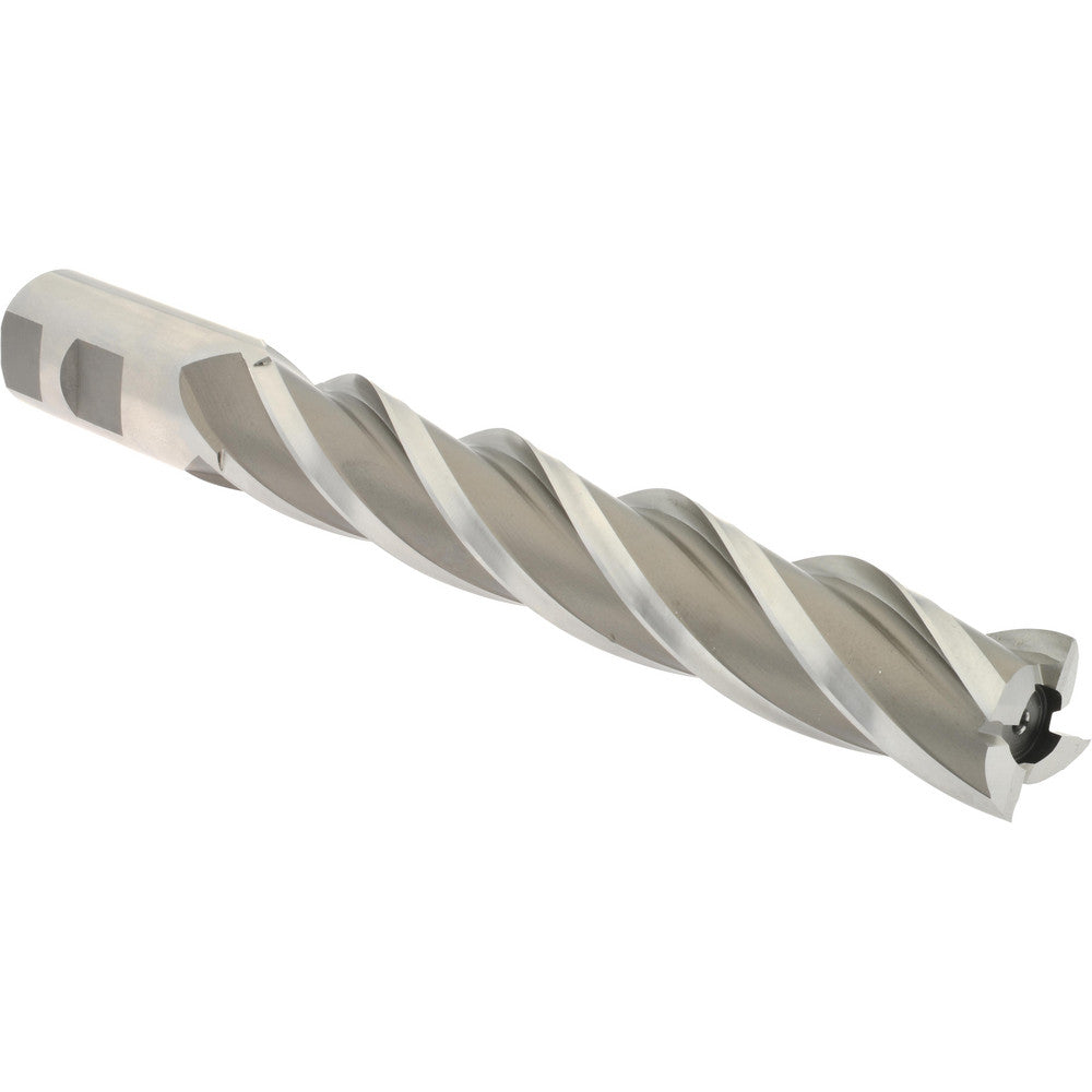 Hertel GG036064 Square End Mill 1'' Dia, 6'' LOC, 1'' Shank Dia, 8-1/2'' OAL, 4 Flutes, High Speed Steel