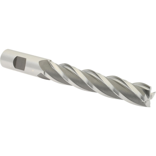 Hertel GG041048 Square End Mill 3/4'' Dia, 4'' LOC, 3/4'' Shank Dia, 6-1/4'' OAL, 4 Flutes, High Speed Steel