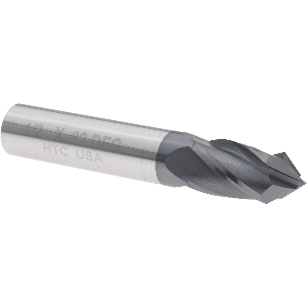 Harvey Tool 26532-C3 Drill Mill 1/2" Dia, 1" LOC, 4 Flutes, 82 &deg Point, Solid Carbide
