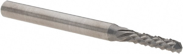 Kyocera SGS Precision Tools 73046 Diamond Pattern Router Bit 0.094" Dia, 0.375" LOC, 1/8" Shank Dia, Drill Point