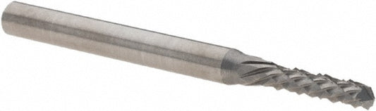 Kyocera SGS Precision Tools 73046 Diamond Pattern Router Bit 0.094" Dia, 0.375" LOC, 1/8" Shank Dia, Drill Point