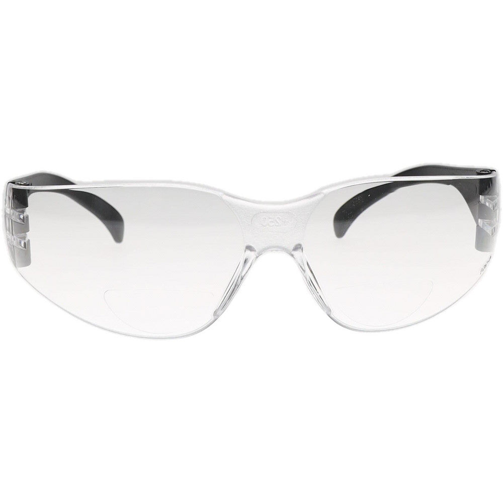 PRO-SAFE 51946 Magnifying Safety Glasses 2.50, Clear Lenses, Scratch-Resistant, ANSI Z87.1-2003