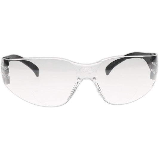 PRO-SAFE 51946 Magnifying Safety Glasses 2.50, Clear Lenses, Scratch-Resistant, ANSI Z87.1-2003