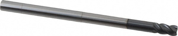 Seco 17002062 Corner Radius End Mill 1/4" Dia, 3/8" LOC, 0.0200" Radius, 4 Flute, Solid Carbide