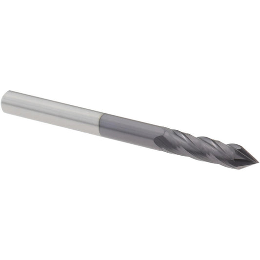 Harvey Tool 15408-C3 Drill Mill 1/8" Dia, 1/2" LOC, 4 Flutes, 60 &deg Point, Solid Carbide
