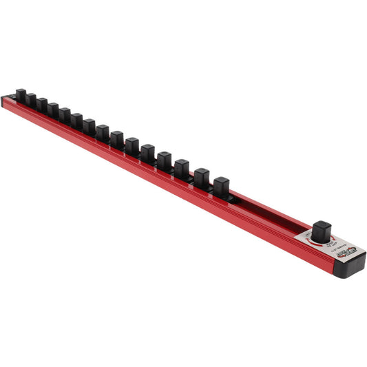 Value Collection LAS50 16 Piece Capacity Magnetic Locking Socket Holder