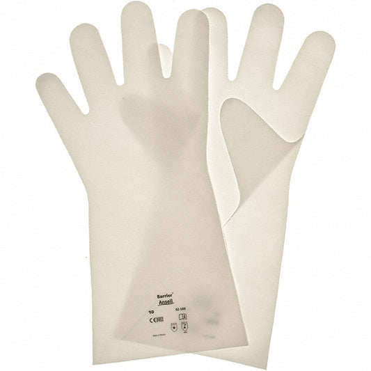Ansell 02-100-9 Series 02-100 Chemical Resistant Gloves  2.50 Thick,  Unsupported,