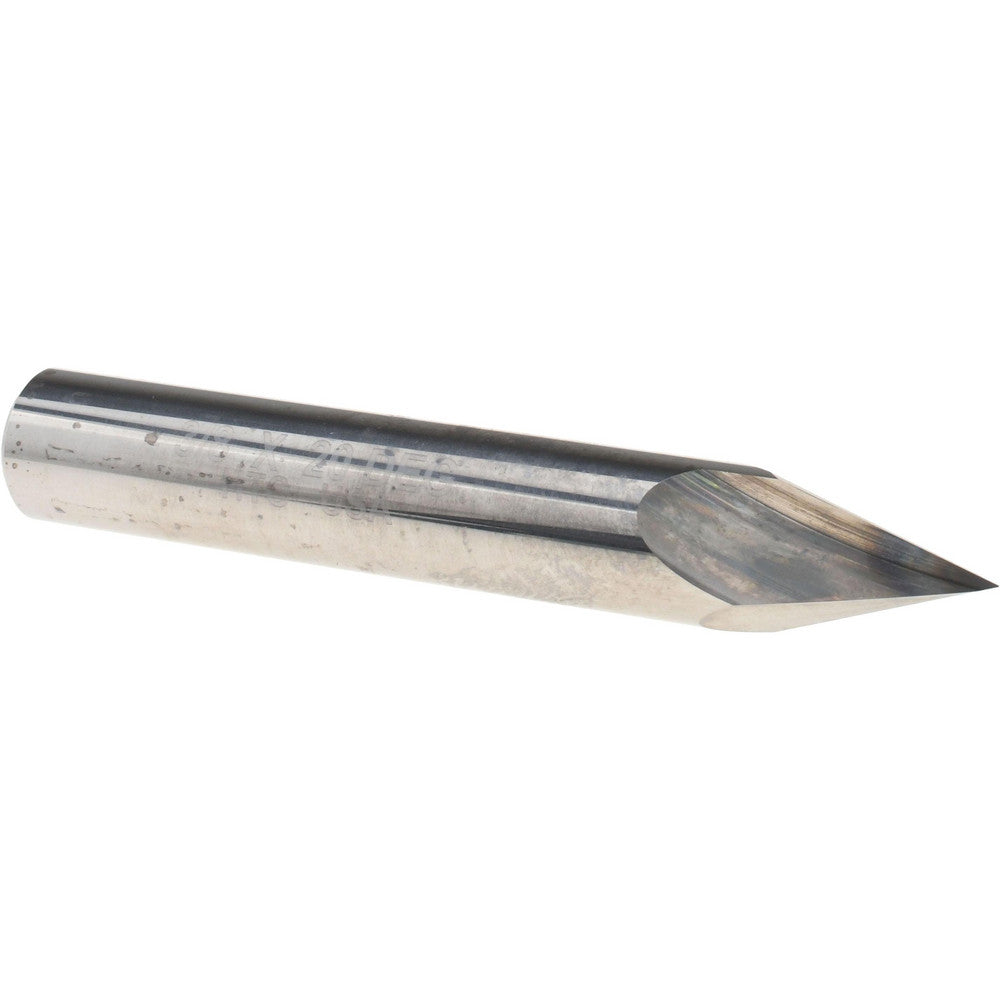 Harvey Tool 72520 Chamfer Mill 3/8" Dia, 3/8" Shank Dia, 40 deg, 2 Flute, Solid Carbide, Single End