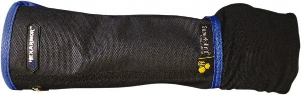 HexArmor AG8TW-L (9) Cut & Puncture-Resistant Sleeve Size Universal, SuperFabric, Black & Gray, ANSI Cut A8