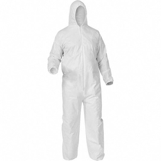 KleenGuard 38941 Disposable Coveralls Size 2X-Large, Polypropylene, Zipper Closure