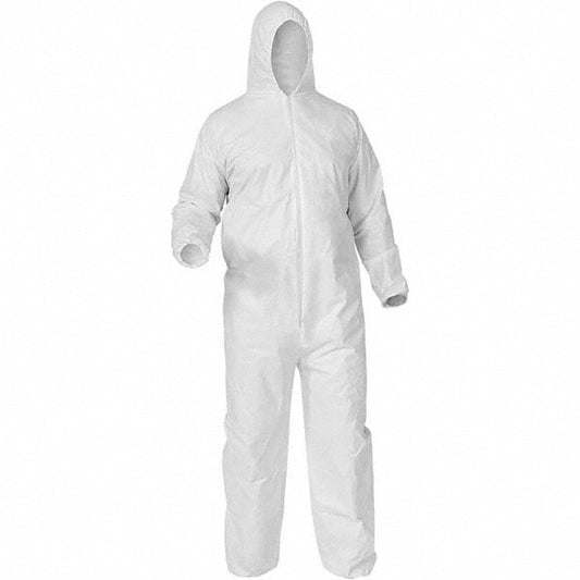 KleenGuard 38942 Disposable Coveralls Size 3X-Large, Polypropylene, Zipper Closure