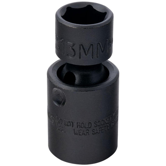 Proto J77413MP Impact Socket 3/8" Drive, 13mm Socket, Hex Drive