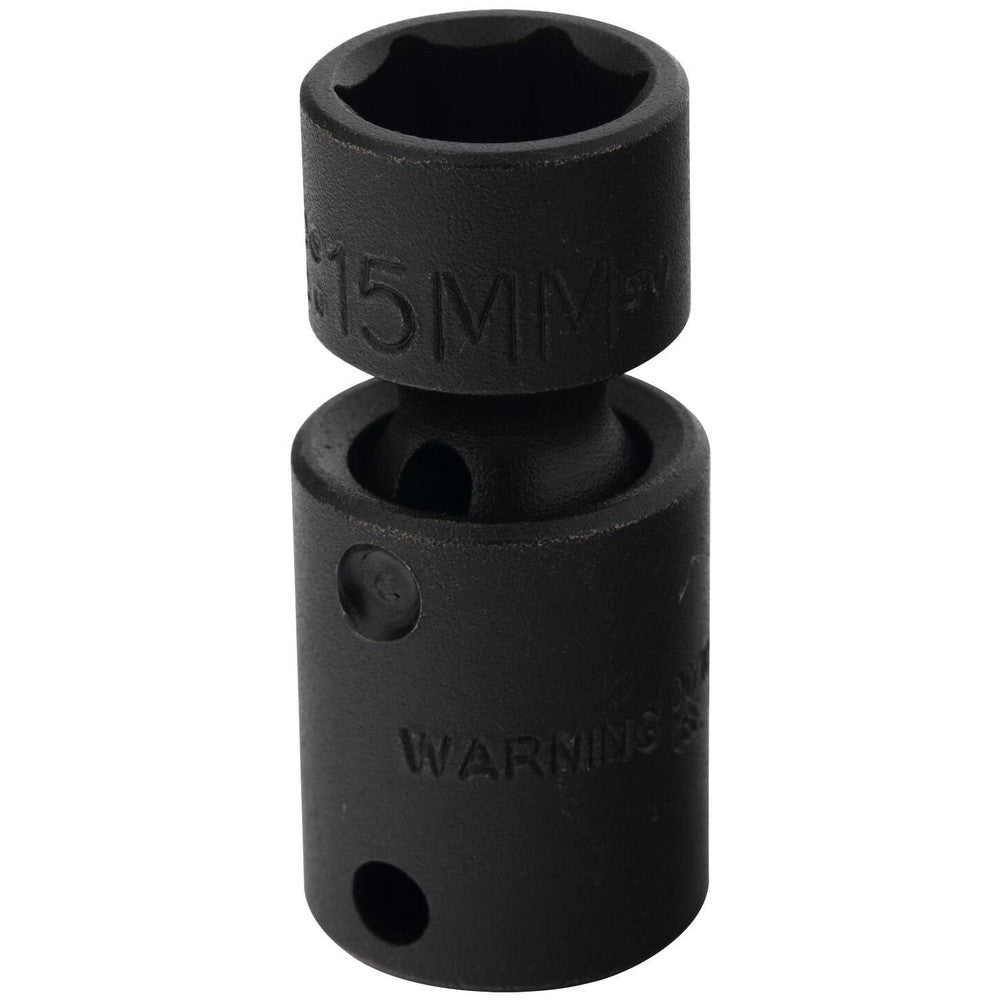 Proto J77415MP Impact Socket 3/8" Drive, 15mm Socket, Hex Drive