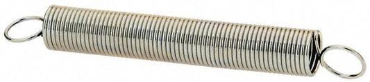 Gardner Spring E20C Extension Spring 0.312" OD, 2.61 lb Max Load, 5.92" Extended Length, 0.0286" Wire Dia, Cross-Over