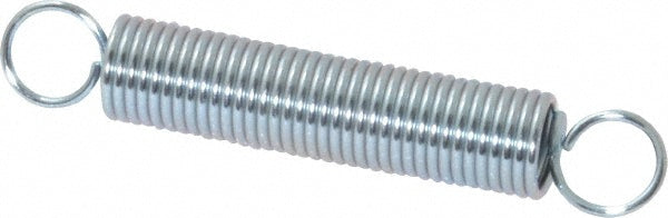 Gardner Spring E25C Extension Spring 0.312" OD, 4.65 lb Max Load, 3.49" Extended Length, 0.0348" Wire Dia, Cross-Over
