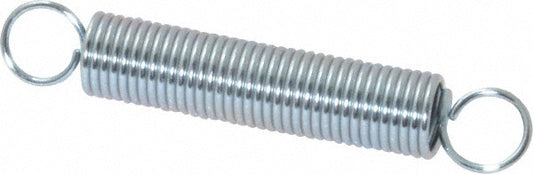 Gardner Spring E25C Extension Spring 0.312" OD, 4.65 lb Max Load, 3.49" Extended Length, 0.0348" Wire Dia, Cross-Over