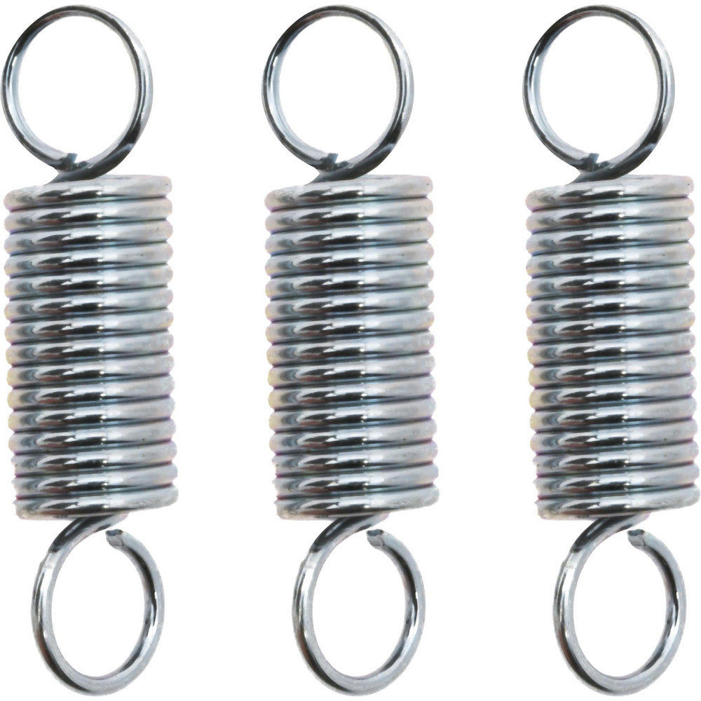 Gardner Spring E36C Extension Spring 0.375" OD, 9.59 lb Max Load, 2.07" Extended Length, 0.0475" Wire Dia, Cross-Over
