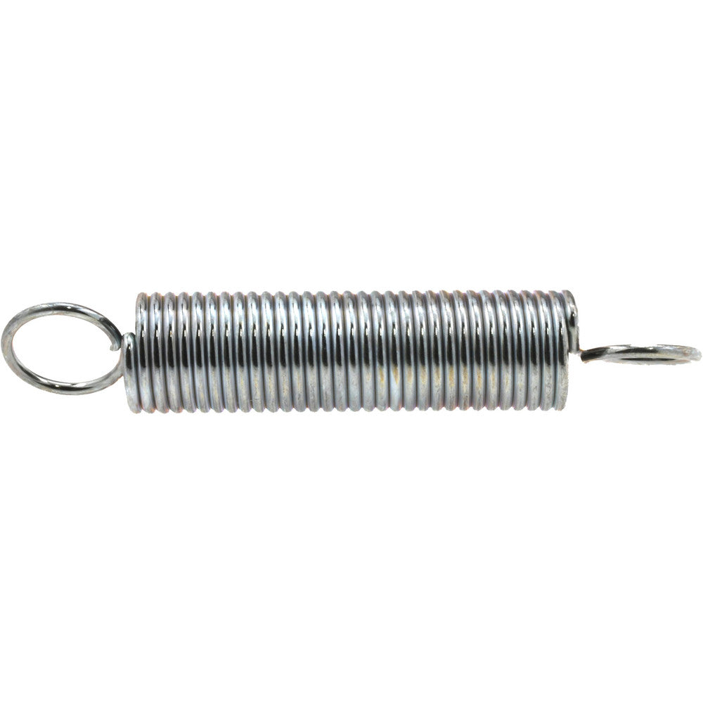 Gardner Spring E43C Extension Spring 0.437" OD, 8 lb Max Load, 4.2" Extended Length, 0.0475" Wire Dia, Cross-Over