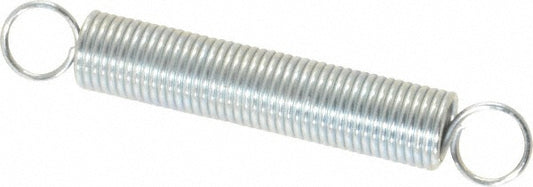 Gardner Spring E45C Extension Spring 0.437" OD, 8.01 lb Max Load, 5.27" Extended Length, 0.0475" Wire Dia, Cross-Over