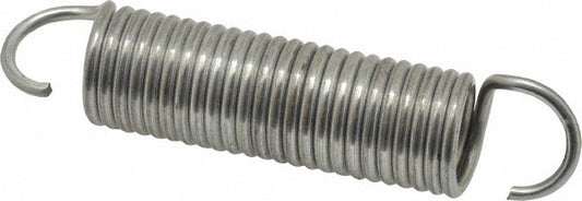 Gardner Spring V2C Extension Spring 0.84" OD, 43.65 lb Max Load, 5.59" Extended Length, 0.1055" Wire Dia