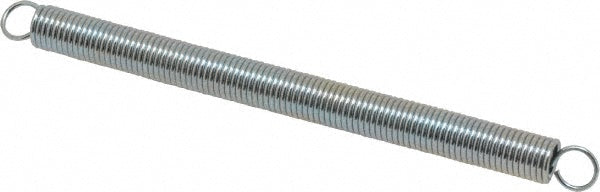 Gardner Spring V10C Extension Spring 0.28" OD, 5.29 lb Max Load, 6.9" Extended Length, 0.0348" Wire Dia