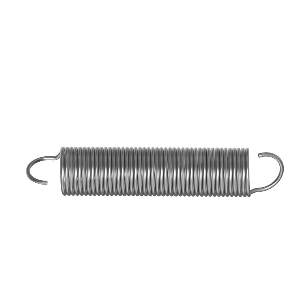Gardner Spring V40C Extension Spring 0.5" OD, 18.67 lb Max Load, 12.95" Extended Length, 0.0625" Wire Dia