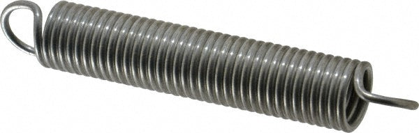 Gardner Spring V18C Extension Spring 0.96" OD, 55.23 lb Max Load, 8.53" Extended Length, 0.1205" Wire Dia