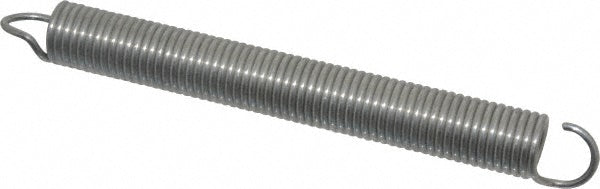 Gardner Spring V21C Extension Spring 0.64" OD, 26.38 lb Max Load, 9.28" Extended Length, 0.08" Wire Dia