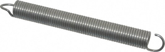 Gardner Spring V21C Extension Spring 0.64" OD, 26.38 lb Max Load, 9.28" Extended Length, 0.08" Wire Dia