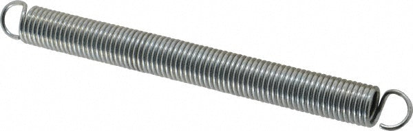 Gardner Spring V37C Extension Spring 0.73" OD, 33.94 lb Max Load, 12.39" Extended Length, 0.0915" Wire Dia