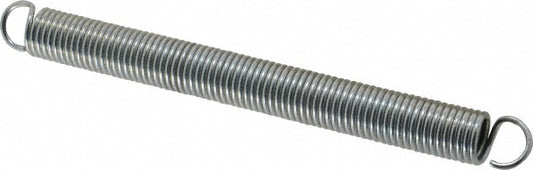 Gardner Spring V37C Extension Spring 0.73" OD, 33.94 lb Max Load, 12.39" Extended Length, 0.0915" Wire Dia