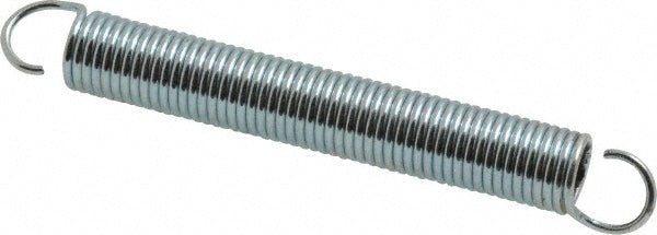 Gardner Spring 37056G Extension Spring 3/8" OD, 10 lb Max Load, 5-3/4" Extended Length, 0.045" Wire Dia